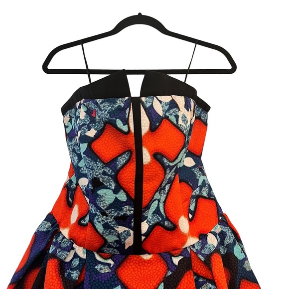 Peter Pilotto X Target - Limited Edition Bright Bold Graphic Strapless Dress - Picture 14 of 16